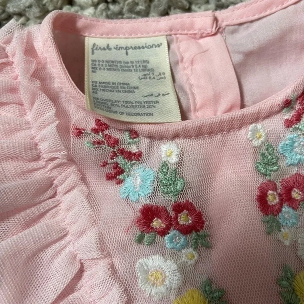 First Impressions Baby Girls Two-Piece Tulle Tunic Set, Created for Macy's